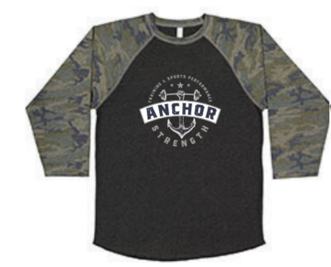 Women's Camo 3/4 Length Sleeve Shirt